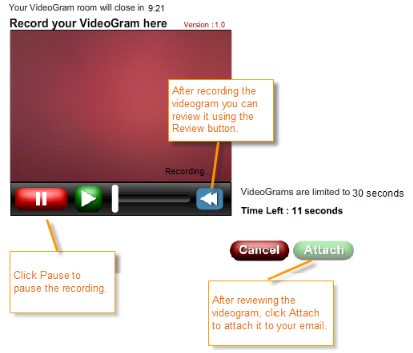  Feel free to click the Pause button if you want to pause or stop the recording before the time is up