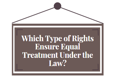 Which Type of Rights Ensure Equal Treatment Under the Law...