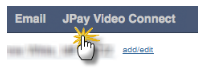 click JPay Video Connect on the Navigation menu