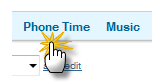 click on the Phone Time option