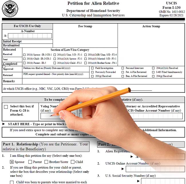 How to Fill Out Form I-130