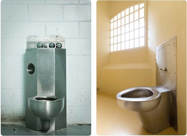 Prison Toilets from Metal