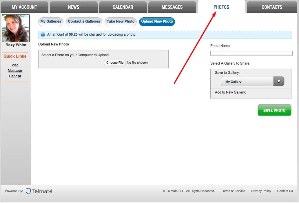 Steps to Upload a Photo on GettingOut