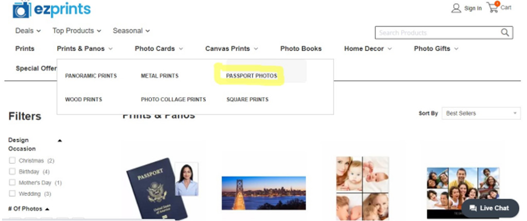 Ezprints - Target’s Online Passport Photo Service