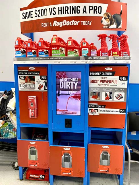 Walmart Rug Doctor Self-Service Kiosks